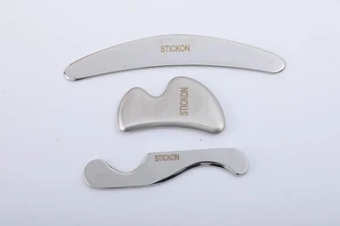 3 in 1 Stainless Steel Muscle Scraper Tools Set, Gua Sha Scraping (STICKON-37), another view