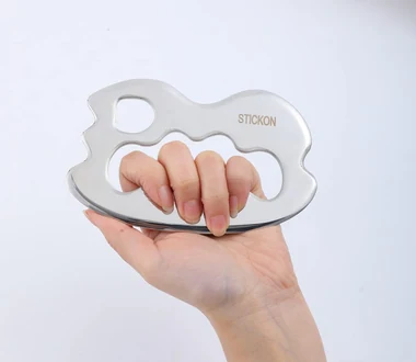 3 in 1 Stainless Stee Gua Sha Set, Scraping Massage Tools Kit & IASTM (STICKON-38), another view