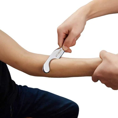 Stainless Steel Gua Sha Scraping Massage Tool IASTM Tools Great Soft (C1), another view