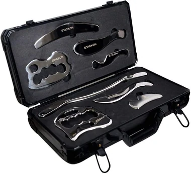 Stainless Steel Gua Sha Scraping Massage Tool Set IASTM Tools Great Soft, another view