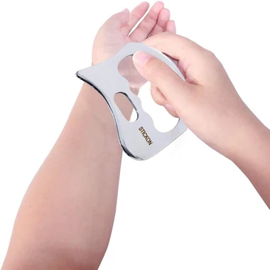Stainless Steel Gua Sha Scraping Massage Tool Set IASTM Tools Great Soft (O), another view