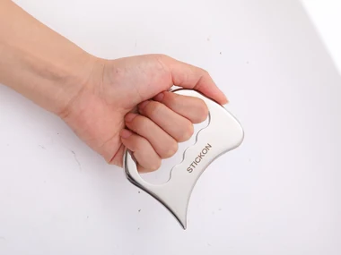 2 in 1 Stainless Steel Gua Sha Muscle Scraper Tools Set (STICKON-61), another view
