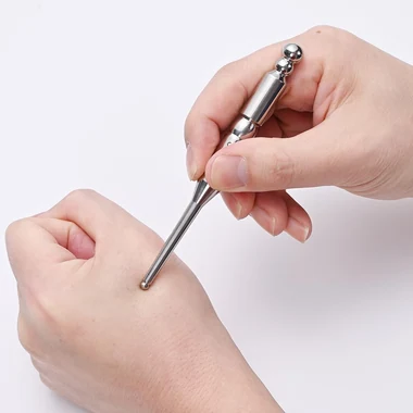 Stainless Steel Acupressure Pen Trigger Point Massage Tool Relief Pain (STICKON-65), another view