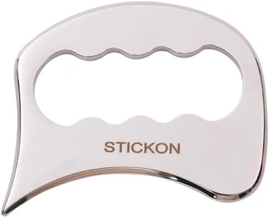 2 in 1 Stainless Steel Gua Sha Muscle Scraper Tools Set (STICKON-61), another view