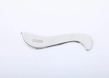 Gua Sha Massage Tool 2 in 1 Stainless Steel Gua Sha Scraping Massage (STICKON-34), another view