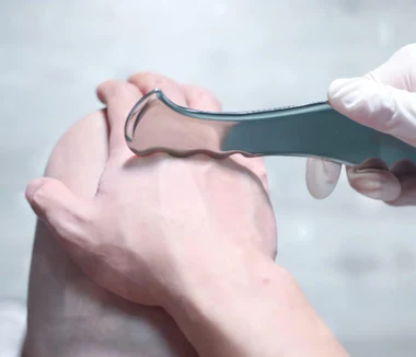 Guasha Tool Scraping Massage Tools Gua Sha Stainless Steel IASTM Tools (STICKON-21), another view