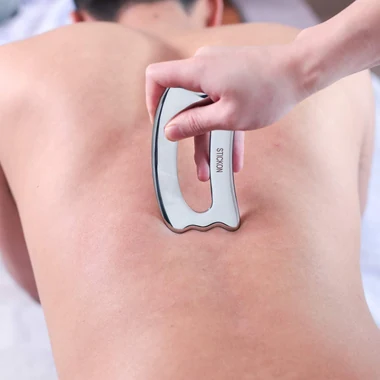Stainless Steel Gua Sha Scraping Massage Tool IASTM Tools Great Soft (STICKON-05), another view