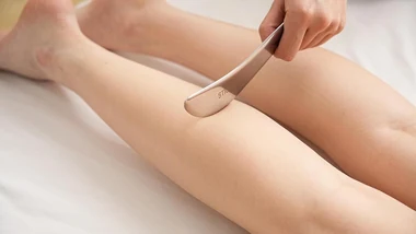 2 in 1 Stainless Steel Gua Sha Muscle Scraper Tools Set (STICKON-61), another view