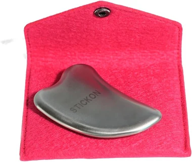 Stainless Steel Gua Sha Scraping Massage Tool - IASTM Tools Great Soft (HEART), another view