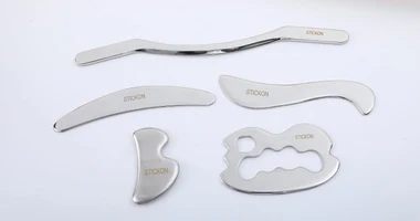 Stainless Steel Gua Sha Muscle Scraper Tools Set, Gua Sha Massage (STICKON-39), another view