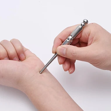 Stainless Steel Acupressure Pen Trigger Point Massage Tool Relief Pain (STICKON-65), another view