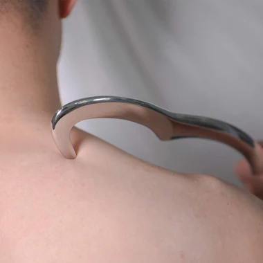 Stainless Steel Gua Sha Scraping Massage Tool IASTM Tools Great Soft (STICKON-07), another view