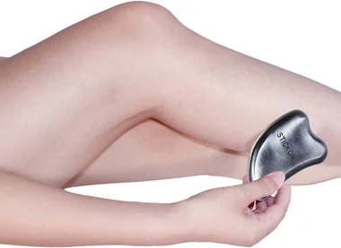Stainless Steel Gua Sha Scraping Massage Tool Set IASTM Tools Great Soft (Q), another view