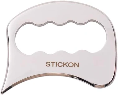 Stainless Steel Muscle Scraper Tools Set 3 in 1, Gua Sha Scraping (STICKON-56), another view