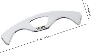 Stainless Steel Gua Sha Scraping Massage Tool IASTM Tools Great Soft (L), another view