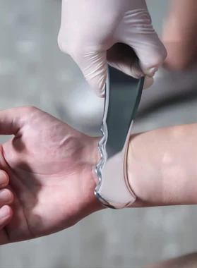 Guasha Tool Scraping Massage Tools Gua Sha Stainless Steel IASTM Tools (STICKON-21), another view